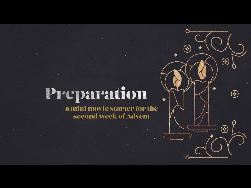 Advent Glitter Preparation