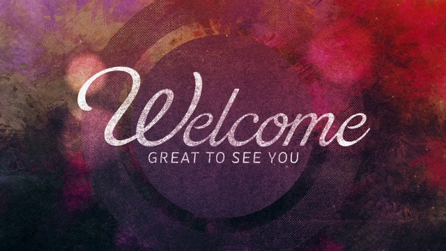 Painted Flowers Welcome