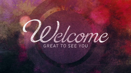 Painted Flowers Welcome