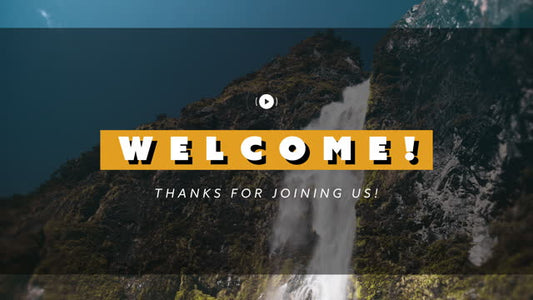 Waterfalls Welcome Stream