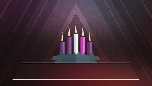 Christmas Advent Candles Week 05 Blank