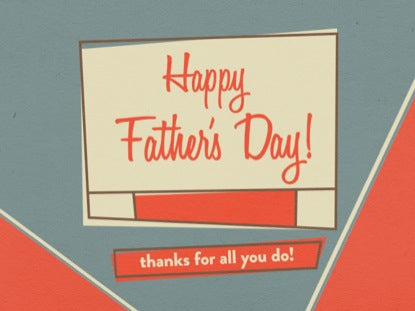 Retro Happy Father's Day