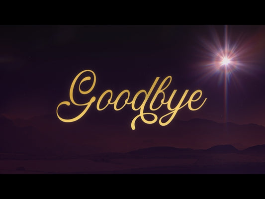 Star Of Wonder Goodbye