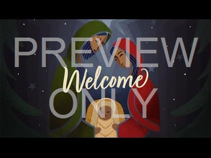 Bright Nativity Welcome Title