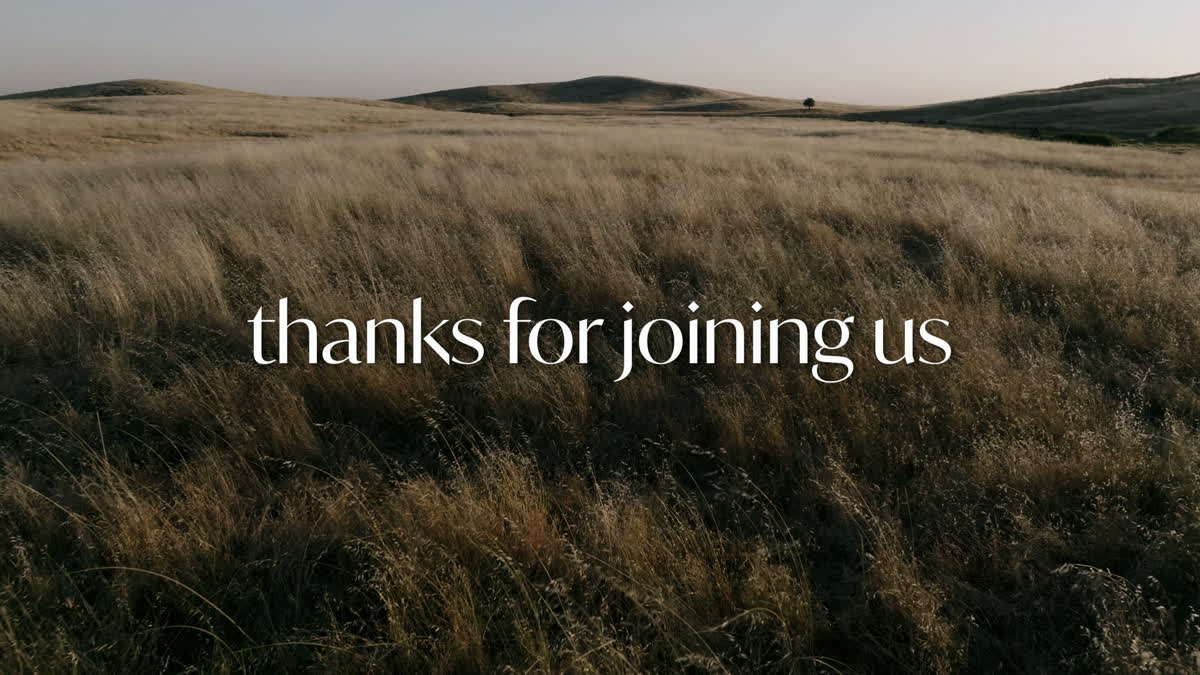 Golden Pastures Title Slide Thanks For Joining Us