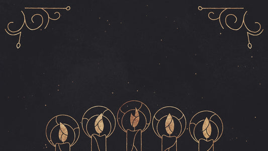 Advent Glitter Lower Candles