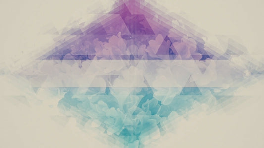 Spring Flower Triangles Title Blank