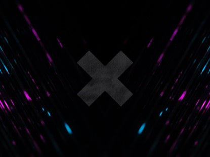 Pink And Blue Streamers X