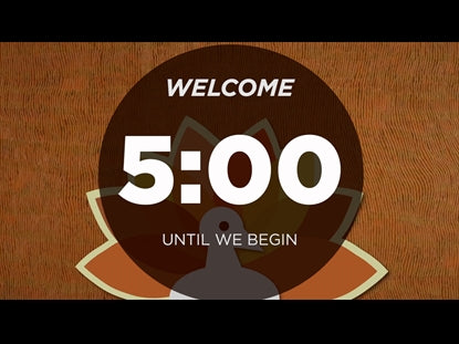 Five Minute Countdown - Thanksgiving Turkey