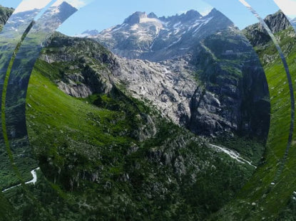 Epic Spring Aerial Green Valley