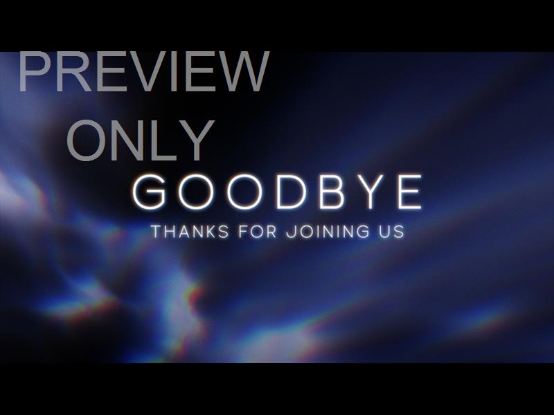 Luminous Goodbye Still