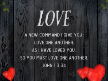 Wooden Valentine John 13 Motion