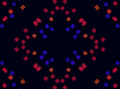 Led Wall Colorful Shapes