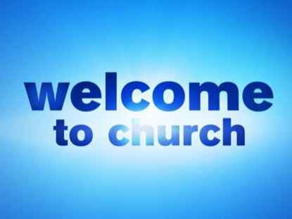 Simple Blue Welcome