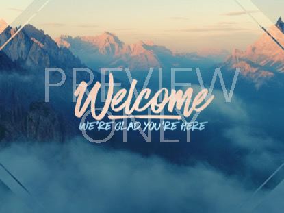 Sunset Aerial Welcome