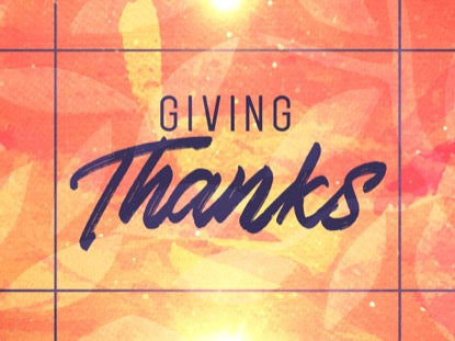 Seasonal Display Giving Thanks Motion