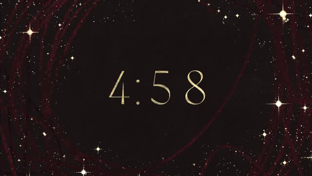Starlight Scribbles Red Countdown
