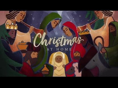 Bright Nativity Christmas At Home
