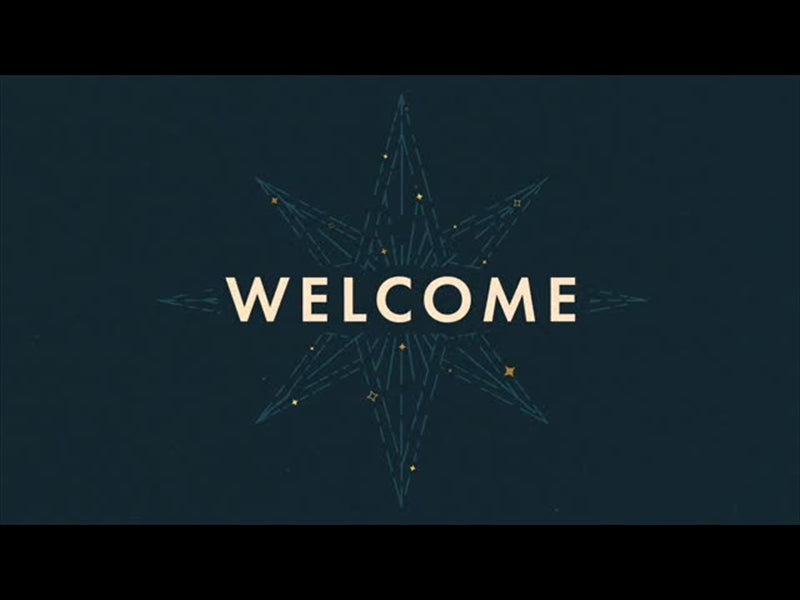 Light Lines Christmas Welcome