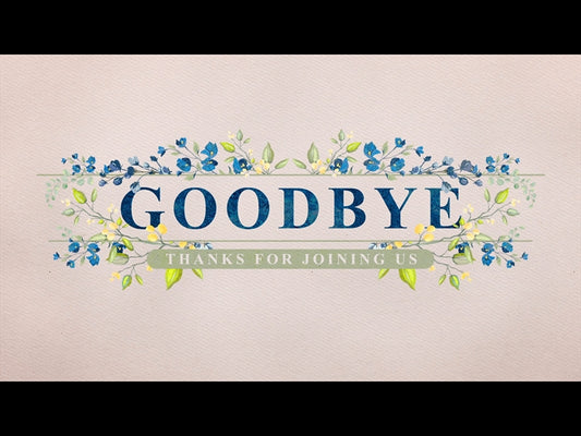 Petite Flower: Goodbye