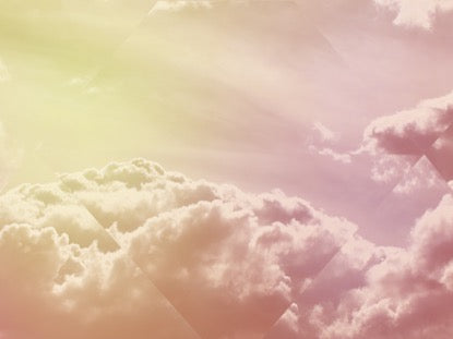 Fractal Clouds Warm Background