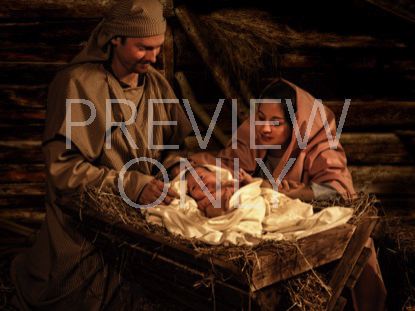 16 Mary Joseph And The Baby