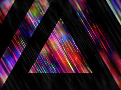 Rainbow Triangles Strobe Alt