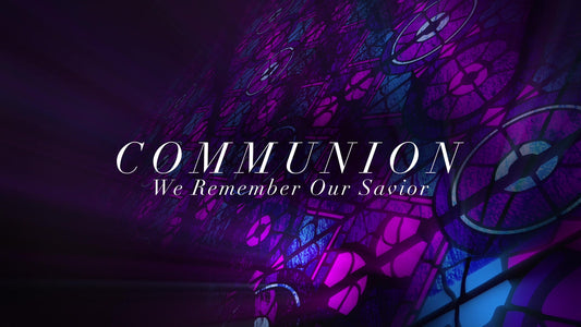 Modern Glass Communion Still