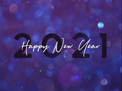 Glitter Sparks New Year 2021