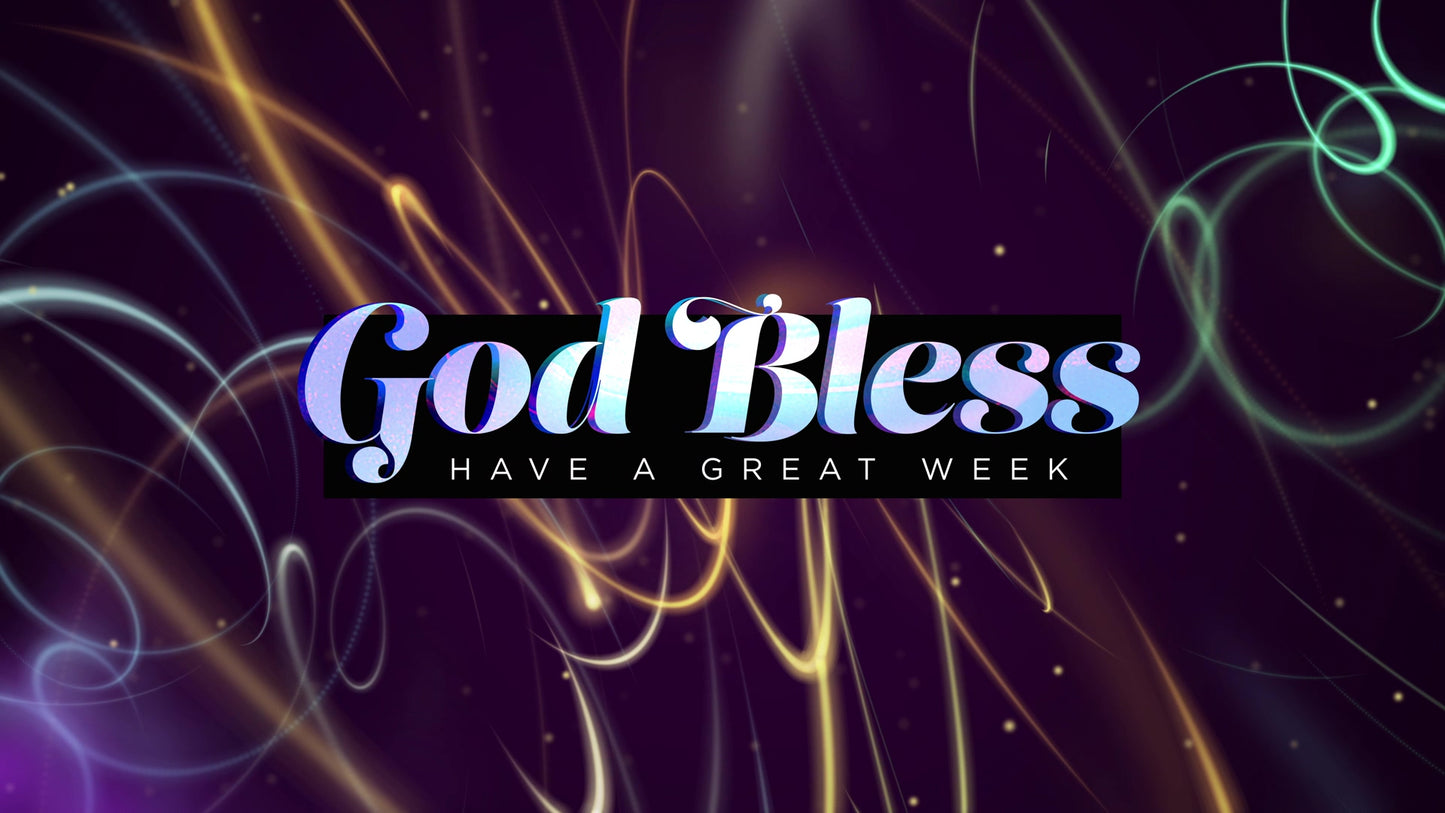 Fractal Glow: God Bless 02