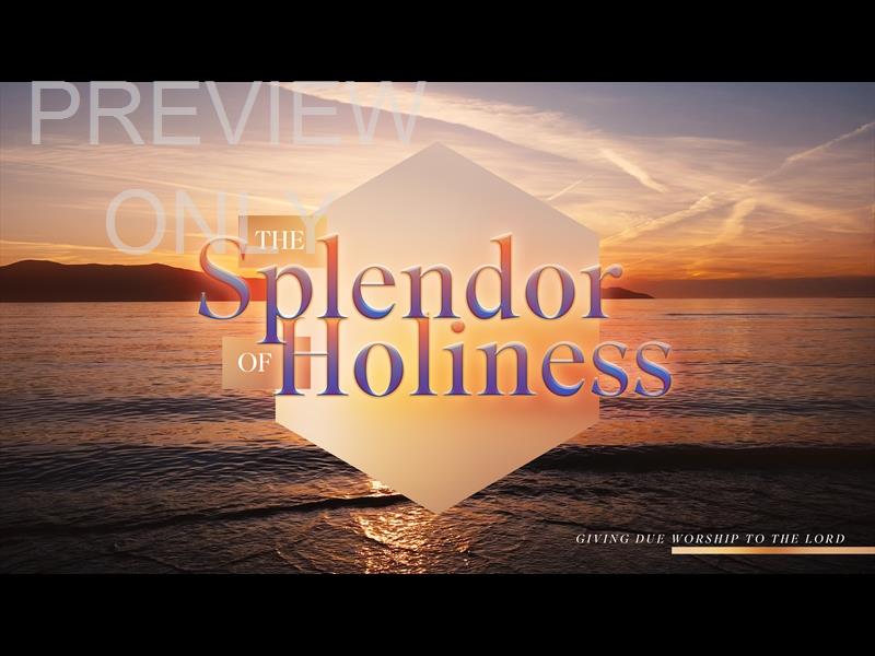 Vlorra Sunset Holiness Sermon Title 1