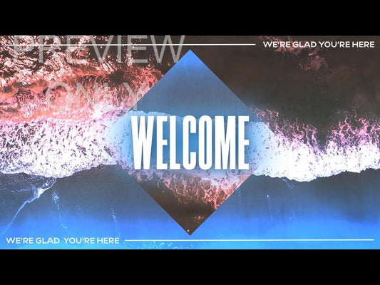 Aerial Beach Welcome Still