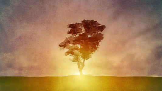 Painted Nature Tree Still