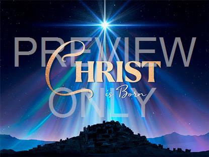 Starlight Christmas Christ Is Born Still