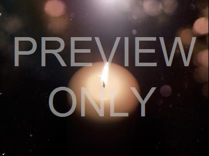 Advent Glow Large Candle Still