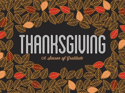 Fall Leaves Thanksgiving