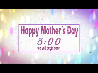 Mother's Day Colorful Floral Countdown
