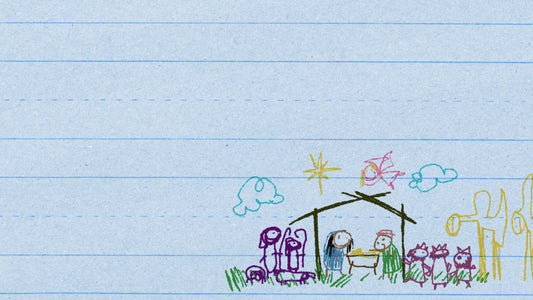 Crayon Nativity