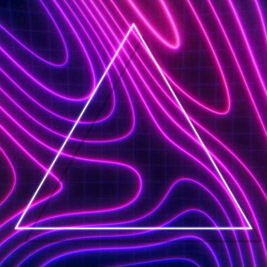 Neon Topo Title Blank