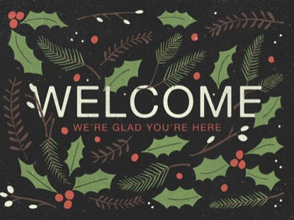 Christmas Pine Welcome
