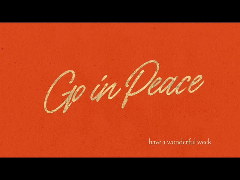 Advent Type Go In Peace