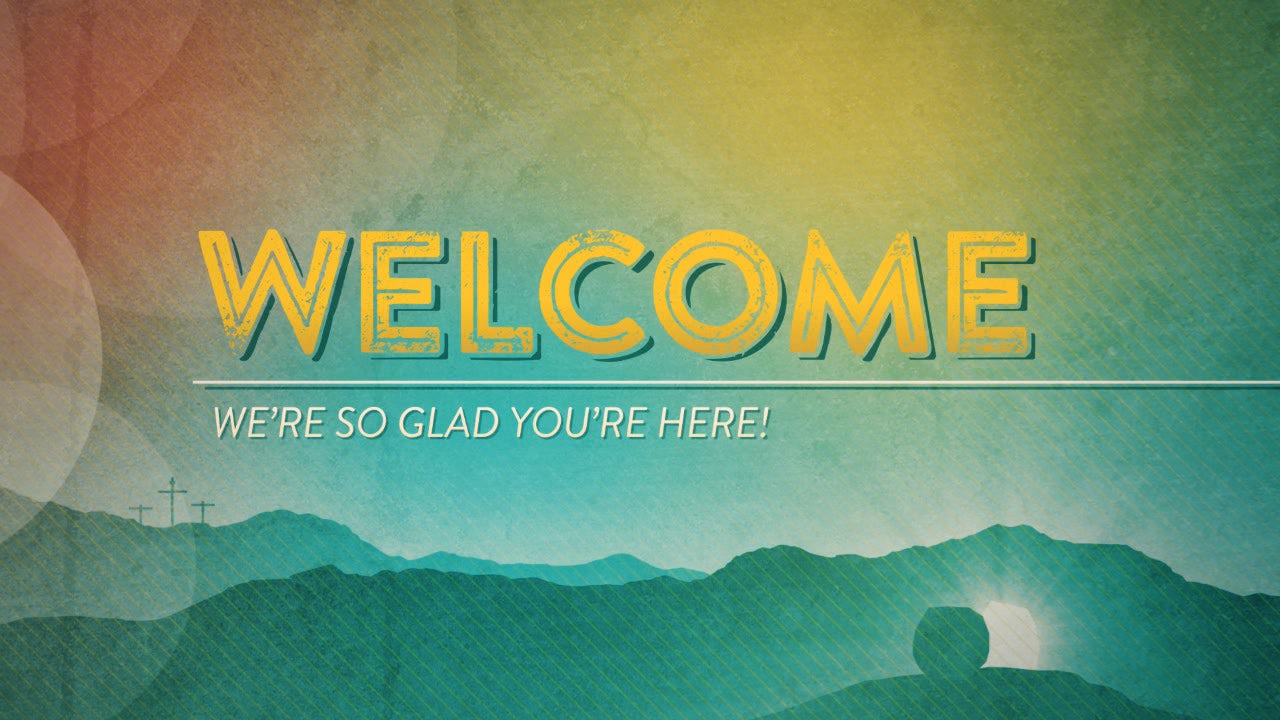 Colorful Easter Sunday Welcome 01 Still