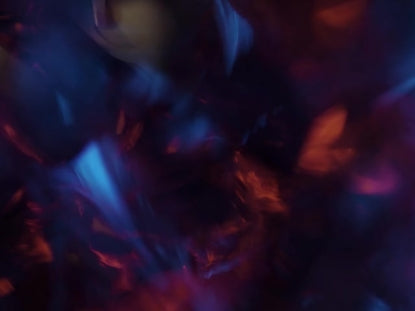 Sculpted Glass Orange Blue Dark Alt