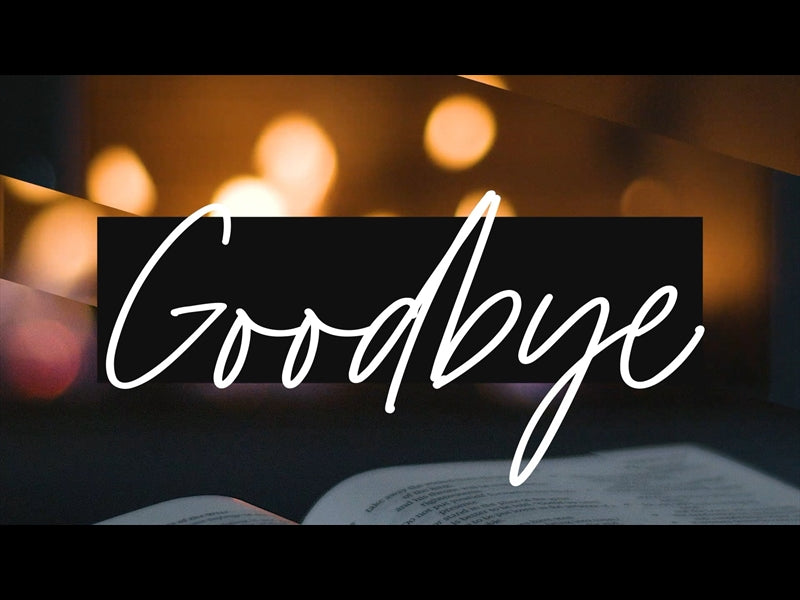 Fireside Read Goodbye