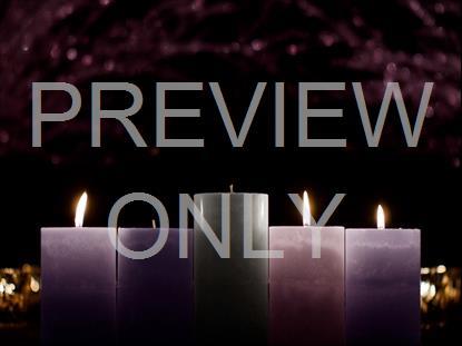 Advent Classic Joy Candles Still