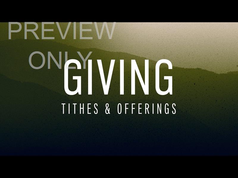 Wilderness Giving Still