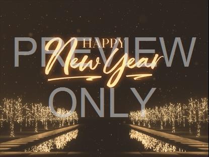 Christmas Gold Happy New Year