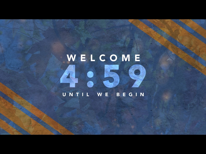 Blue Autumn Countdown