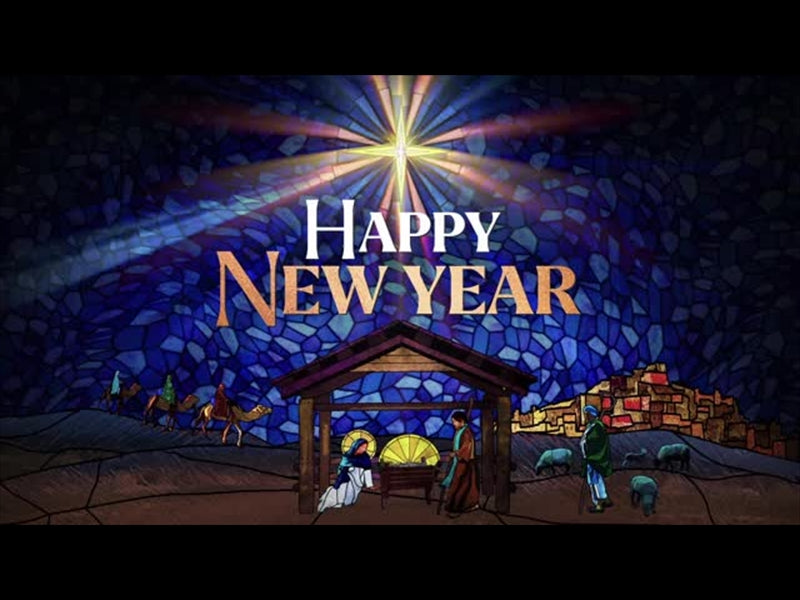 Christmas Stained New Year