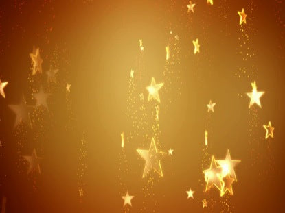 Stars On Gold Background 02